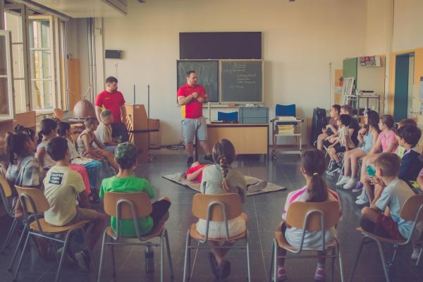 Erste Hilfe Schulung mit den 2. Klassen 